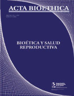 							View Vol. 13 No. 2 (2007): Bioética y salud reproductiva
						