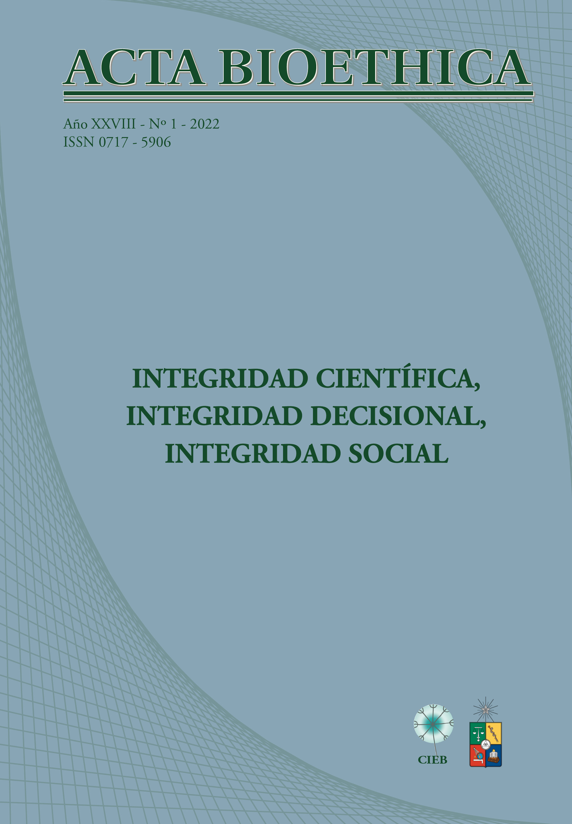 												Visualizar v. 28 n. 1 (2022): Integridad científica, integridad decisional, integridad social
											